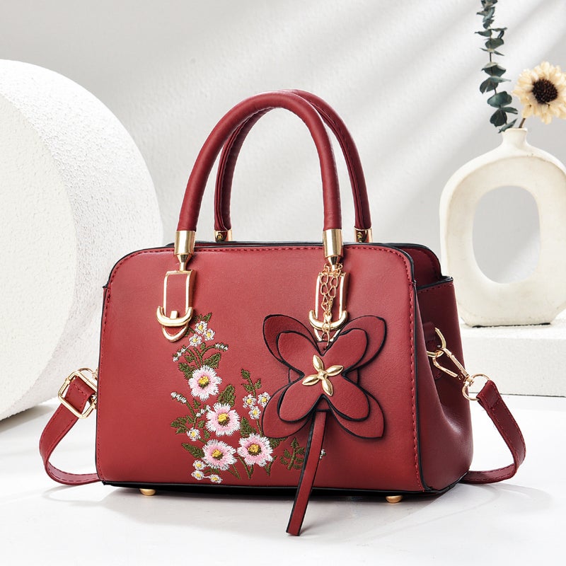 Handbag Bag Chinese Style Embroidered Mom Bag Elegant And Atmospheric One-Shoulder Crossbody Bag Clothing With Outer Size Bag - Image 5