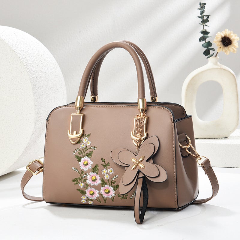 Handbag Bag Chinese Style Embroidered Mom Bag Elegant And Atmospheric One-Shoulder Crossbody Bag Clothing With Outer Size Bag - Image 3