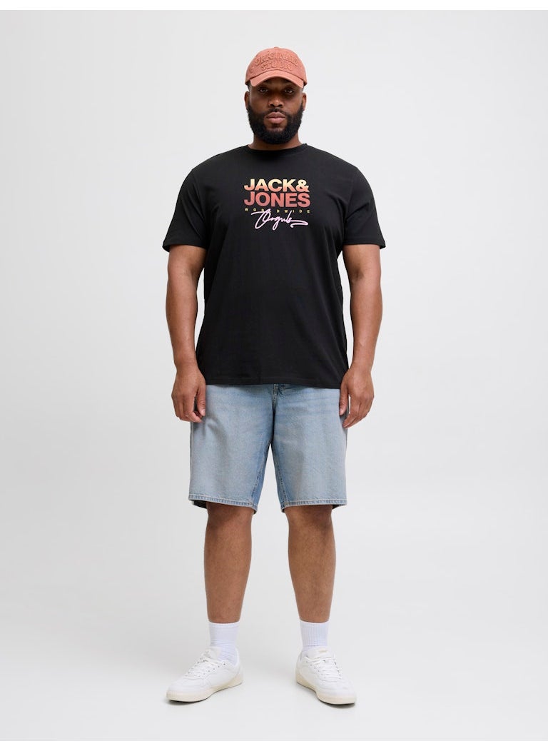 JACK & JONES Plus Size Crew Neck T-Shirt  - Image 4