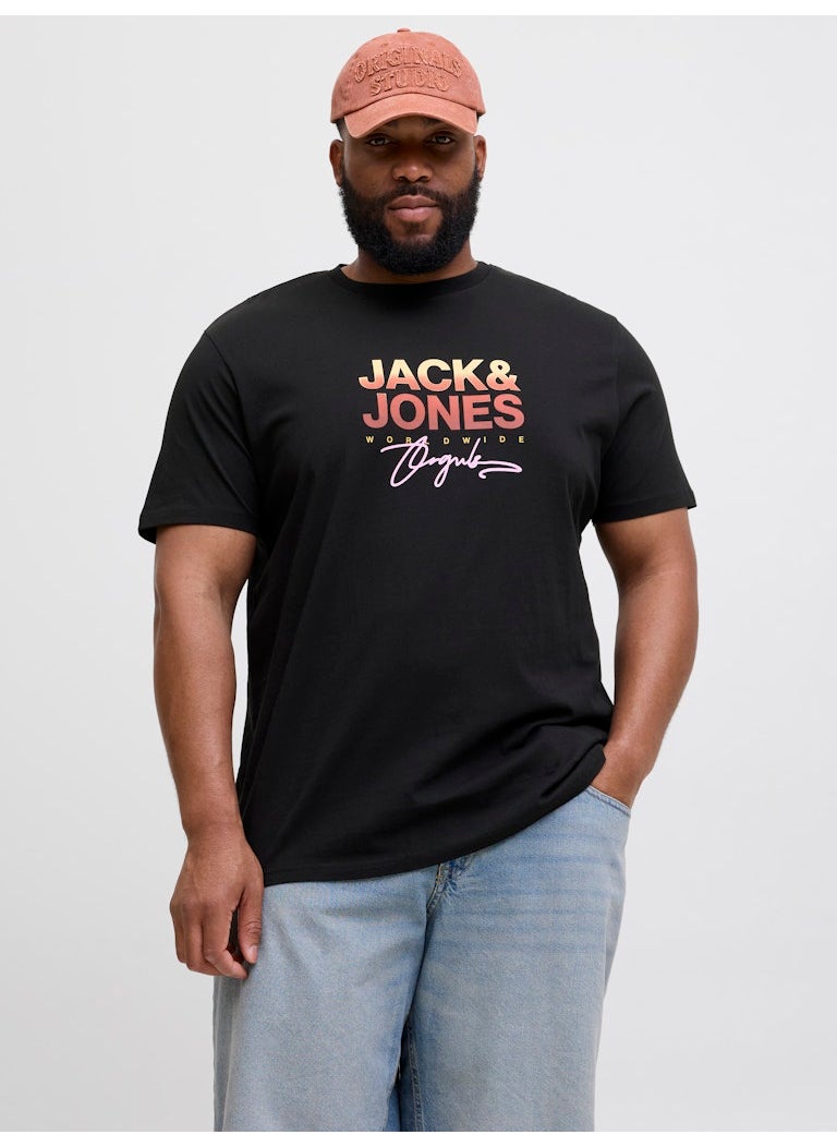 JACK & JONES Plus Size Crew Neck T-Shirt  - Image 1