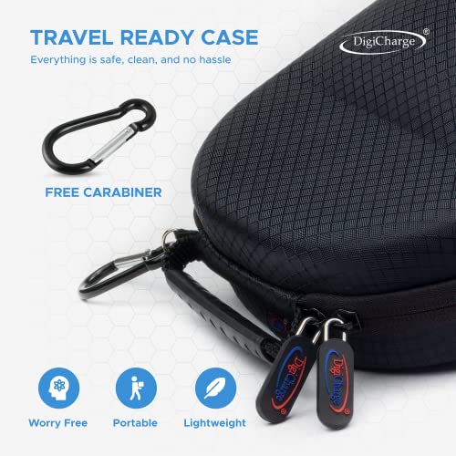 Digicharge Hard Protective Carry Case for Sony, JBL, Beats, Bose Kvidio Over-Ear Headphone, SteelSeries Nova Arctis Prime, Mpow, Beexcellent, Logitech Gaming Headset 19x23cm Max Headphones Case Cover - Image 4