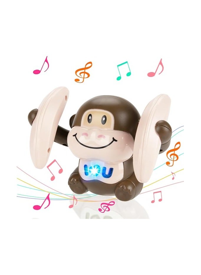 Leimaq Crawling Monkey Baby Toys Tummy Time Toy Gifts for 3-12 Baby Boy Girl, Baby Musical Toys, Infant Toys 0-6 Months, Baby Toys 0-3 6-12 12-18 Months 3 Year+ Toddler Toy Birthday Gift  - Image 1