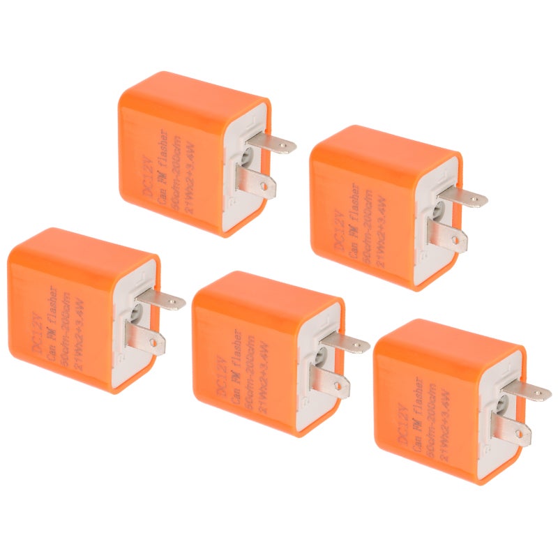 مبدل إشارات مرور LED ذو دوعتين بسرعة وميكنة للضبط - لإصلاح التوهج المفرط في مؤشرات الإشارات المرور للدراجات النارية والدراجات العائلية الأكثر انتشارًا - Image 2