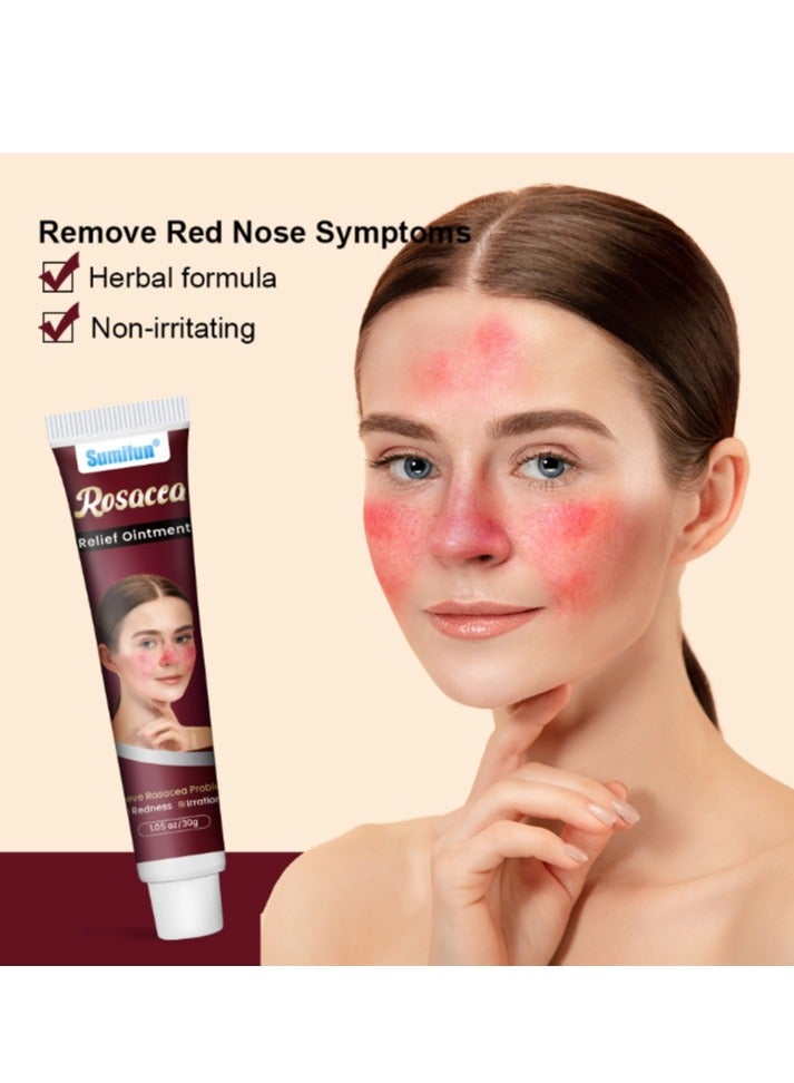 Sumifun Rosacea Treatment Face Cream Red Nose Redness Relief Acne Cream 30g - Image 4