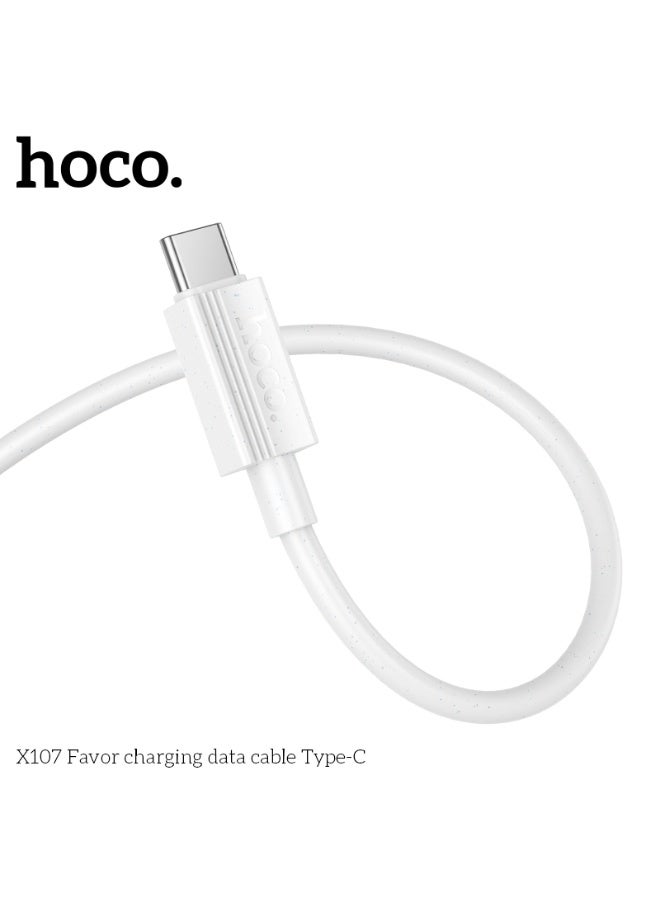 hoco. X107 Favor charging data cable Type-C - Image 2