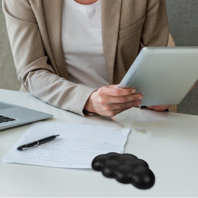 Ergonomic Keyboard Wrist Rest Pad With Non Slip Base Black Design For Typing Comfort - Image 4