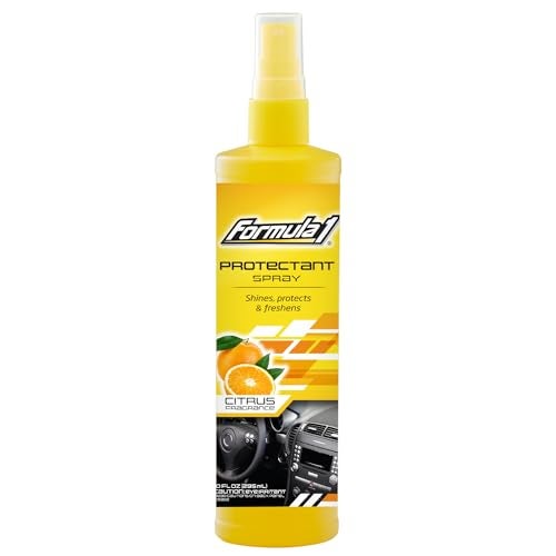 Formula 1 Interior Detailing Protectant Spray, Car Interior Cleaner with Lasting Citrus Fragrance and UV Protection, Safe for Vinyl, Rubber, Plastic, & Dashboard - 10oz - Image 1