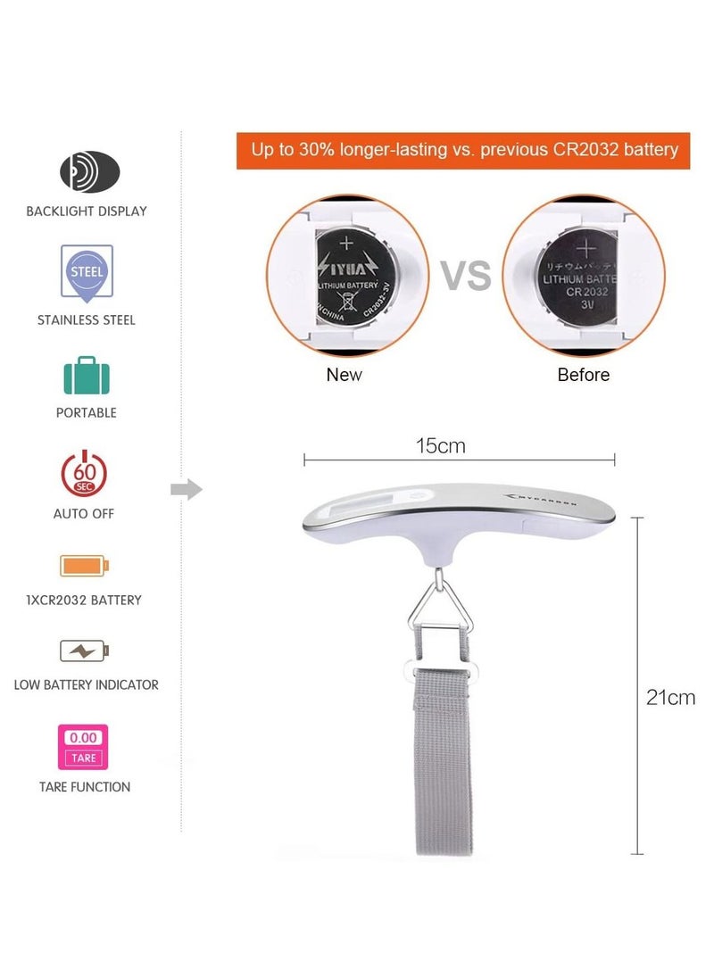 PAMEER Portable Luggage Weight Scale 50kg Capacity with Pad Lock for Weighing Suitcase Travel Bag and Household Items Battery Included  - Image 4