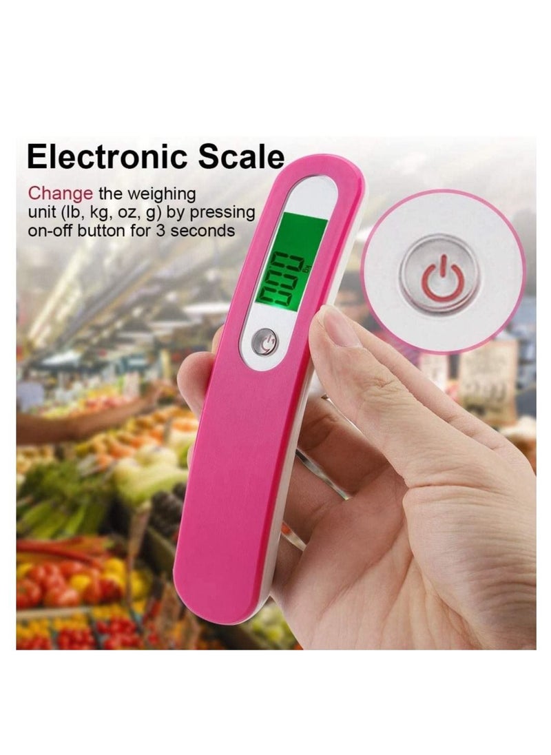 PAMEER Portable Luggage Weight Scale 50kg Capacity with Pad Lock for Weighing Suitcase Travel Bag and Household Items Battery Included  - Image 3