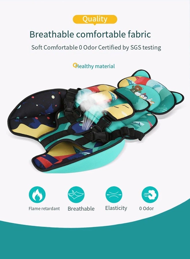 Auto Child Auxiliary Safety Seat Simple Car Portable Seat Belt, Foldable Car Seat Booster Seat for Car Protection, Travel Car Seat Accessories for Kids 0-12 Year  - Image 4