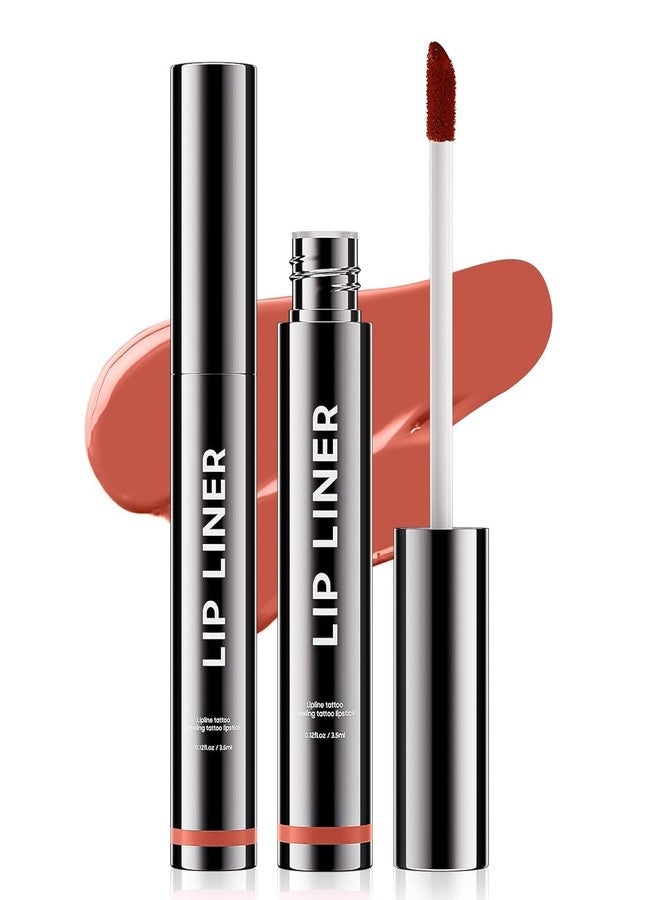 Fanterday Lip Stain Peel Off Lip Liner - Long Lasting Comfortable Vivid Color Peel Lip Stain Smudge Proof Finish, Create A Charming Vibrant Lip Color Makeup For All Skin Types with All-Day (#03 Rose) - Image 1