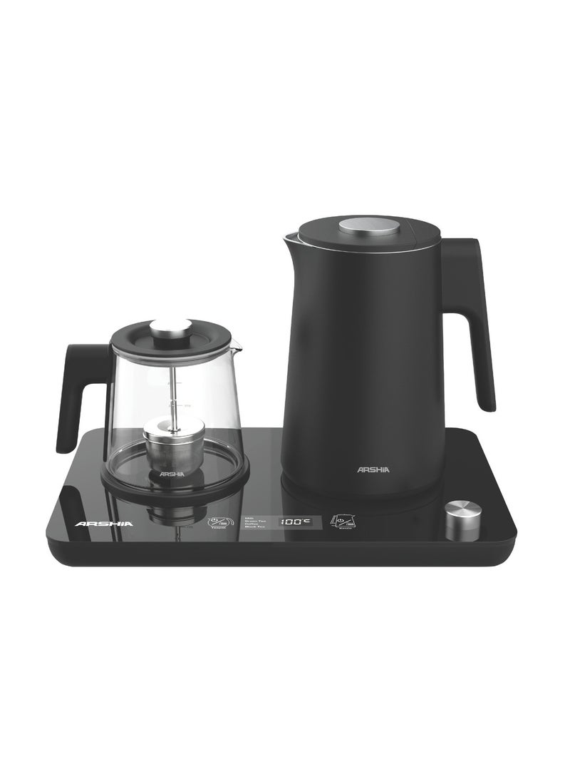 Arshia - Arshia Double Kettle Black T050-3192 - Image 1