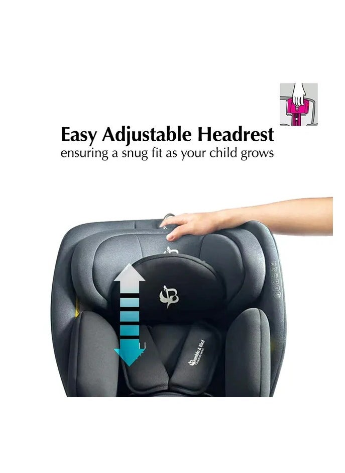 Bumble & Bird All In One Isofix Car Seat - Grey  - Image 4