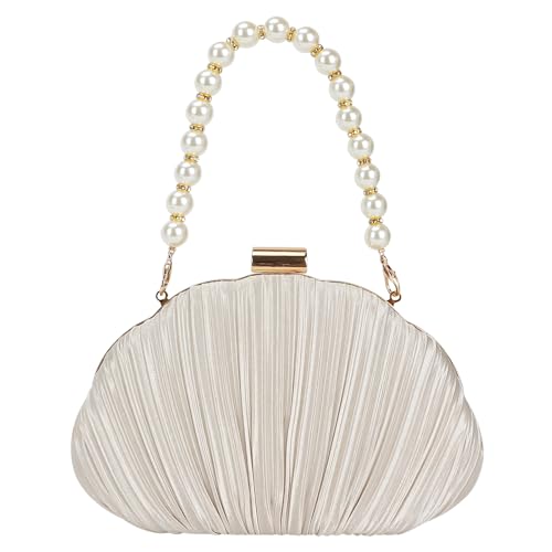 DA BODAN Fashion Womens Jane Satin Diamante Clutch Rhinestone Evening Bridal Prom Party Handbag Crossbody Purse Chain Bag - Image 1