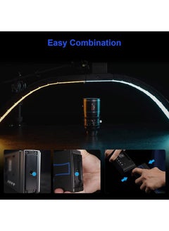 sirui SIRUI B25RD Bendable RGB Video Light, LED Panel Light for Studio Photography Lighting, Adjustable 360° Full Color, 2700-8500K, Quick Release Combination, Battery/DC, Board/APP Control  - Image 3