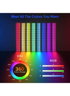 sirui SIRUI B25RD Bendable RGB Video Light, LED Panel Light for Studio Photography Lighting, Adjustable 360° Full Color, 2700-8500K, Quick Release Combination, Battery/DC, Board/APP Control  - Image 4