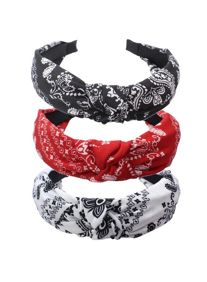 Lvyeer Bandana Headbands For Women Knotted Headband Fashion Chiffon Fabric Hairband For Women And Girls Cute Hair Accessory (Knottedb) - Image 1