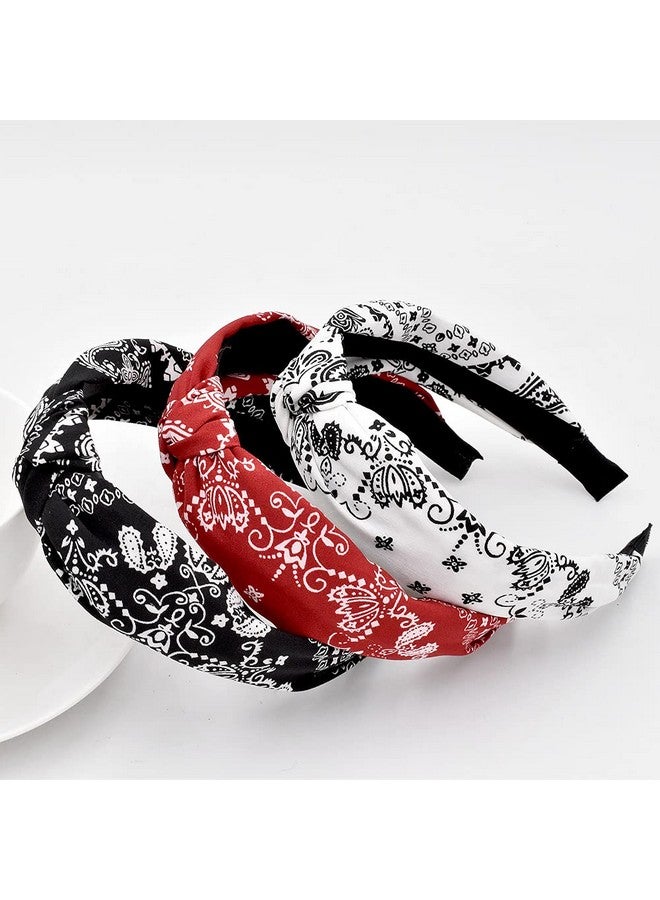 Lvyeer Bandana Headbands For Women Knotted Headband Fashion Chiffon Fabric Hairband For Women And Girls Cute Hair Accessory (Knottedb) - Image 5