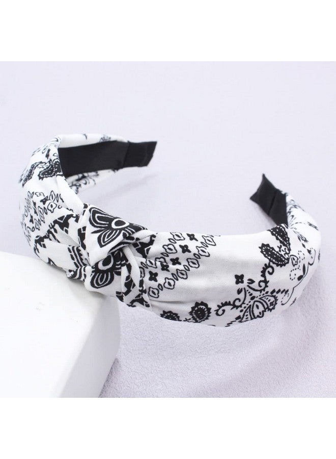 Lvyeer Bandana Headbands For Women Knotted Headband Fashion Chiffon Fabric Hairband For Women And Girls Cute Hair Accessory (Knottedb) - Image 4