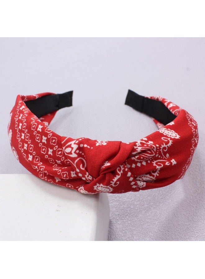 Lvyeer Bandana Headbands For Women Knotted Headband Fashion Chiffon Fabric Hairband For Women And Girls Cute Hair Accessory (Knottedb) - Image 3