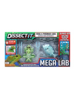 Slimy Slimy Dissect-It STEM Toy Mega Lab Frog & Piranha Edition with Magnifying Glass + 2 Refill Packs Science Experiment Kit, DIY Learning & Exploration Gift Set for Little Scientists Ages 6+ Years  - Image 1