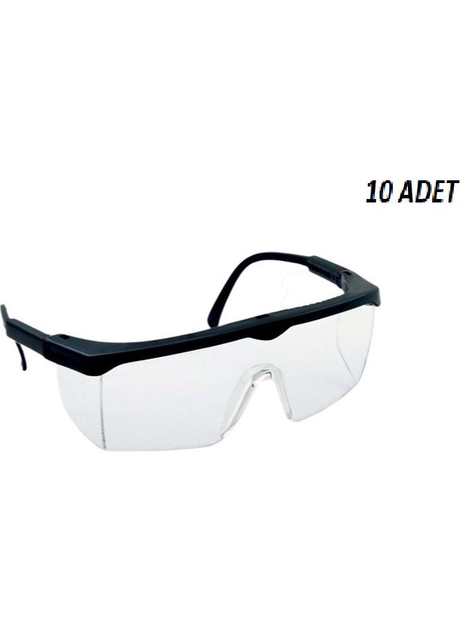 Baymax S 400 Transparent Protective Glasses 10 Pieces 