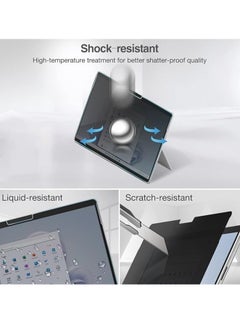 General Compatible with Surface Pro 9 13-inch Privacy Screen Protector, Anti-Spyware Tempered Glass Ultra-Thin Tinted Screen Protector  - Image 5