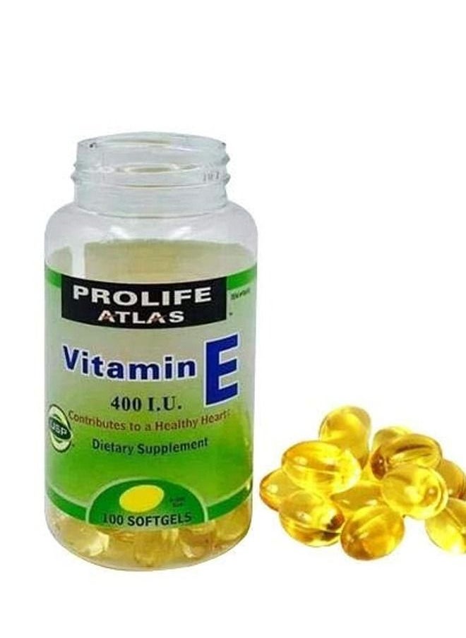 ATLAS PROLIFE ATLAS Vitamin E 400IU X 100 Softgels  - Image 2