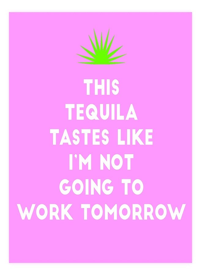 Slant Party Supplies - Paper Napkins Disposable Cocktail Napkin Set, 5" x 5", This Tequila Tastes