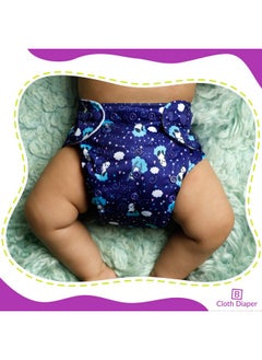 BEMBIKA Baby Pocket Cloth Diapers Without Inserts, Reusable Cloth Diapers Washable Fitted Diapers One Size Adjustable Reusable Nappy For Baby Girls And Boys (4 Combo) (No Inserts Included) 4K  - Image 3