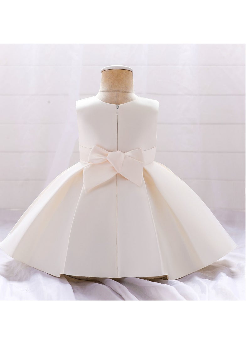 Loquat Fashionable Cute Girls Dresses White  - Image 2