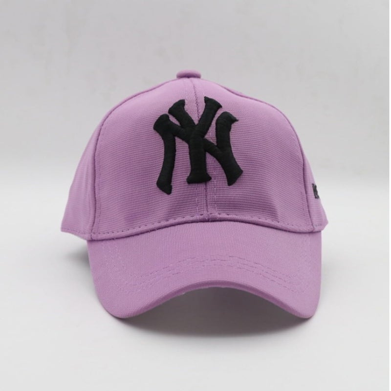 JAMONT NY Baseball Cap for Kids, Adjustable Black Cotton Summer Cap, Unisex Sports Cap - Image 3