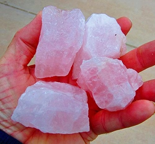 Pachamama Essentials GeoSpecimens Wholesale Rose Quartz 0.5 LB Pink Quartz Crystal Mineral Specimens, Natural Rose Quartz Tumbling, Cutting, Bead, Facet Rough from Brazil - Image 2