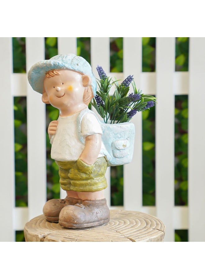 Danube Home Artificial Lavender Branch | Decorative Plastic Plant Dcor | Uv Resistant Faux Plants Greenery Artificial Plant For Home Garden Indoor Outdoor 25-32 Cm - Green - Image 1