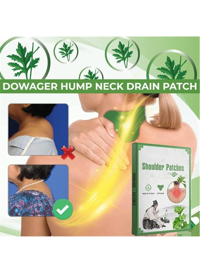 لصقة تصريف الرقبة العضوية، لصقة آلام الرقبة من الشيح، لصقة العمود الفقري العنقي، تعالج آلام العضلات وتحسن جودة النوم للمكتب، المنزل، في الهواء الطلق (24 قطعة) - Image 3