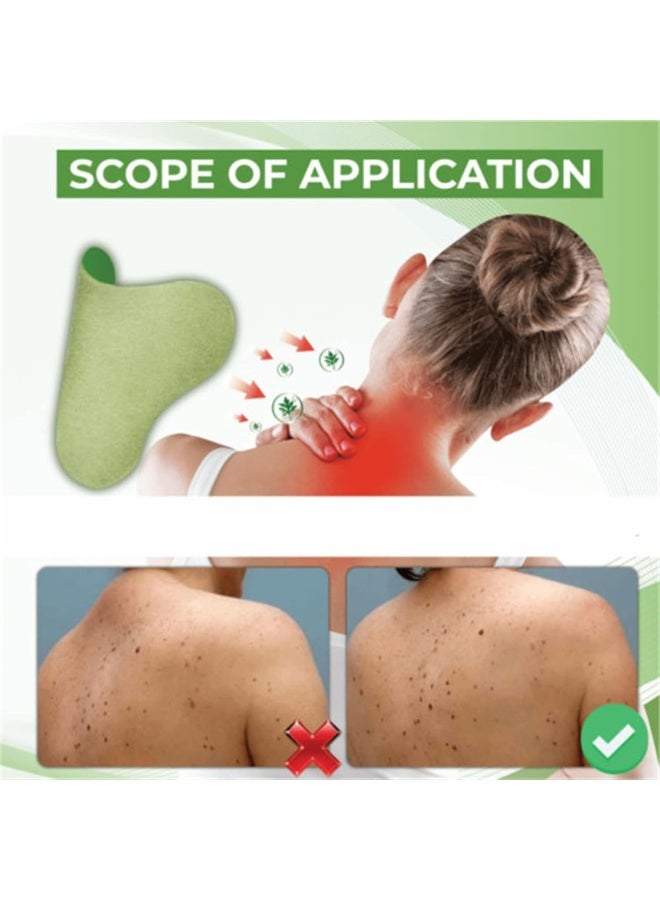 لصقة تصريف الرقبة العضوية، لصقة آلام الرقبة من الشيح، لصقة العمود الفقري العنقي، تعالج آلام العضلات وتحسن جودة النوم للمكتب، المنزل، في الهواء الطلق (24 قطعة) - Image 2