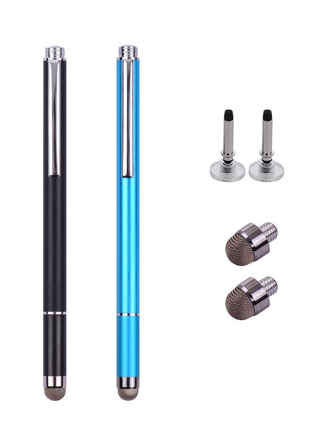 NIBEMINENT 2 In 1 Touchscreen Stylus Pens With Fiber Tip And Disc Multicolour - Image 1