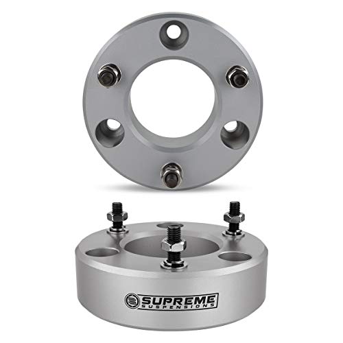 Supreme Suspensions - 3" Front Leveling Kit for 2007-2024 Chevy Silverado 1500 and GMC Sierra 1500 2WD/4WD - T6 Billet Aluminum Strut Spacers Lift Kit (Silver) - Image 5