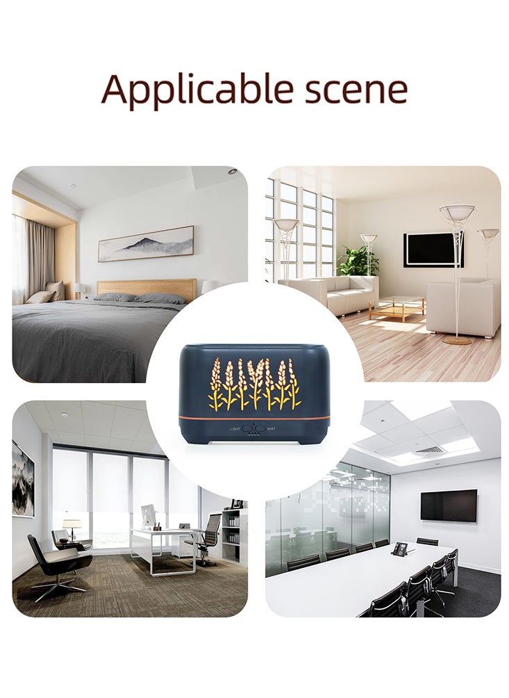 200ml Flame Effects LED Aroma Diffuser for Home, Bedroom and Office
