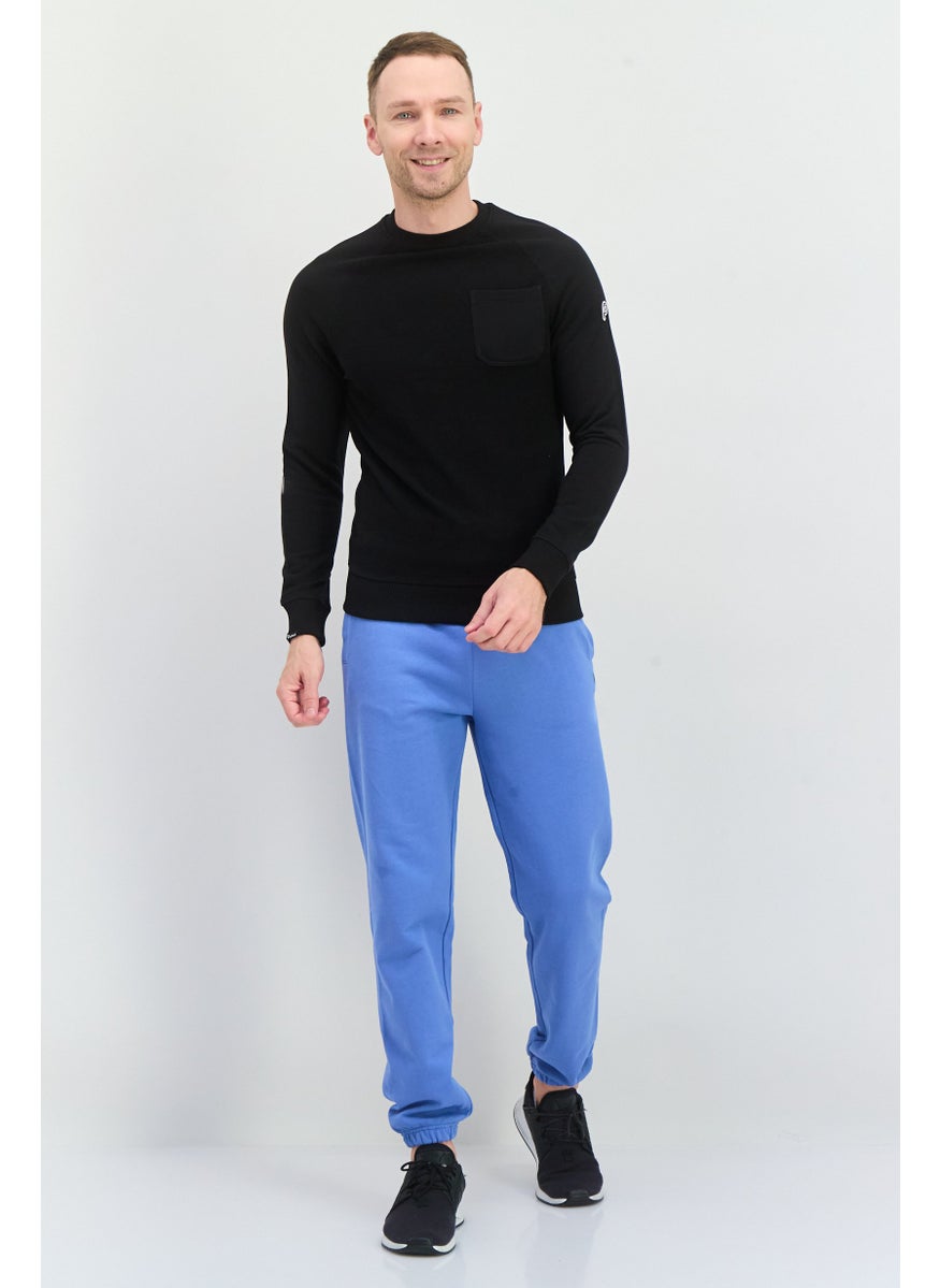 Penfield Men Crew Neck Brand Logo Long Sleeves Sweatshirt, Black  - Image 3