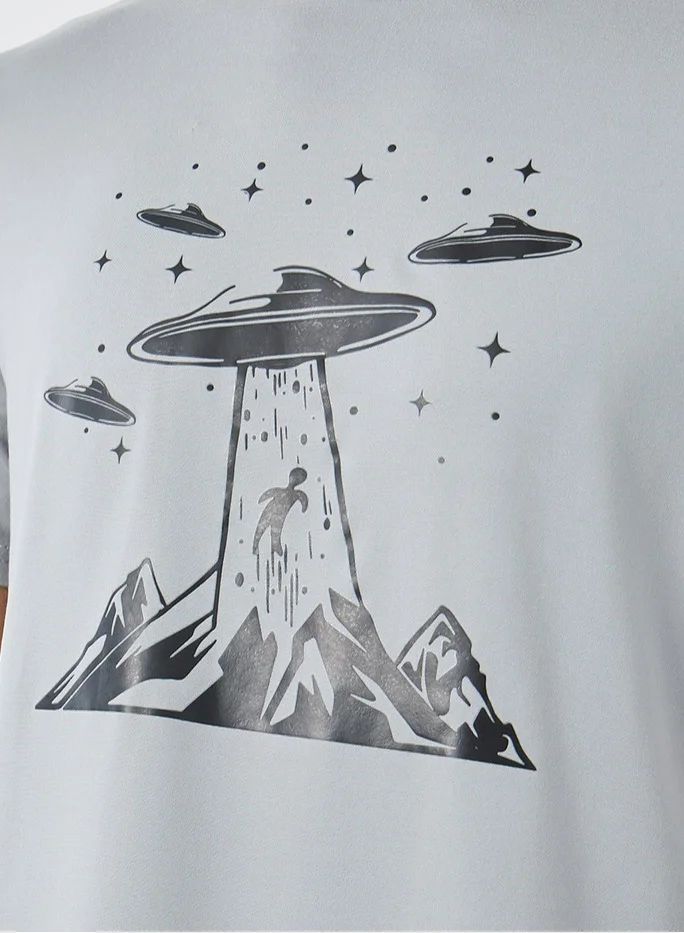 Take Two Take Two Graphic Print Round Neck Regular Fit T-Shirt