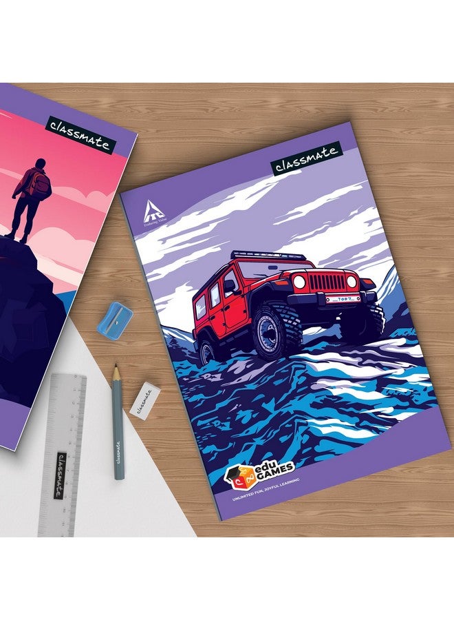 كلاسميت كتاب زميل الدراسة الطويل - غير مُسطّر، ١٧٢ صفحة، ٢٧٢ مم × ١٦٧ مم - عبوة من ٣ قطع - Image 2