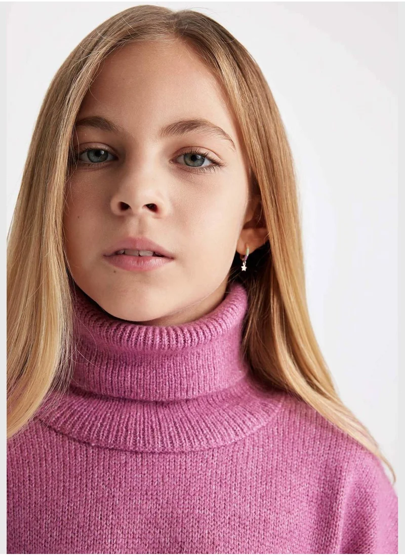DeFacto Girl Long Sleeve Tricot Dress