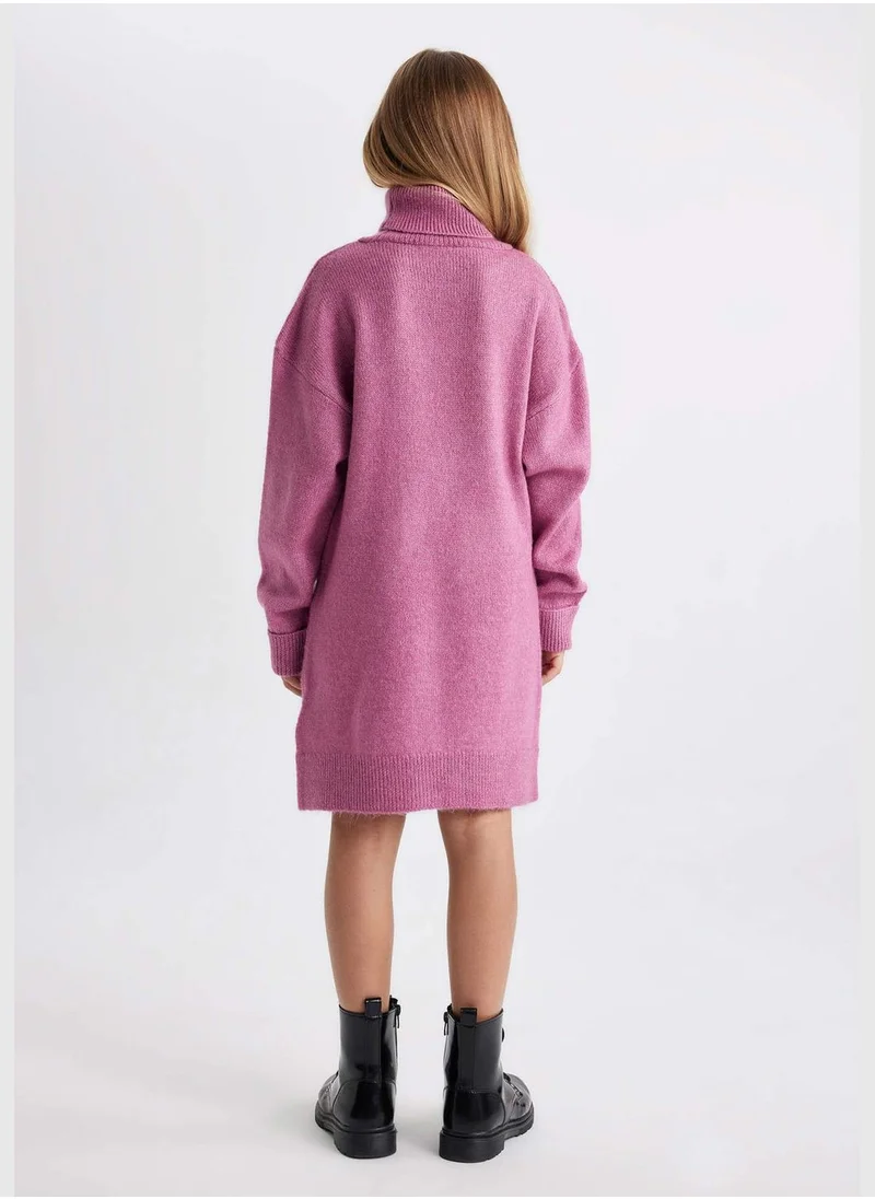 DeFacto Girl Long Sleeve Tricot Dress
