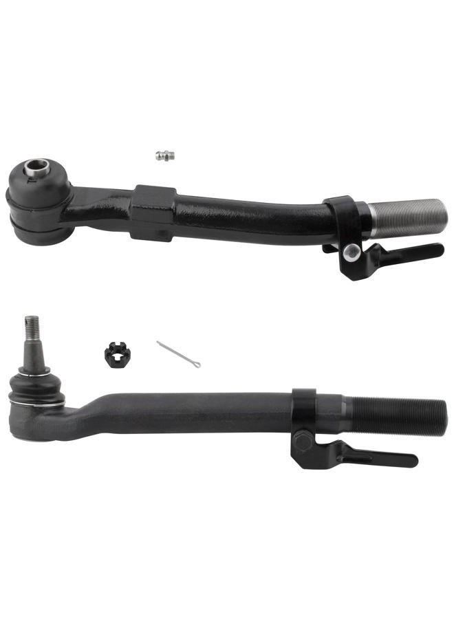 YMAUGP 3pcs Front Suspension Kit Outer Tie Rod Ends Tie Rod Ends At Pitman Arm for Ford for F-250 Super Duty 2005-2016 for Ford for F-350 Super Duty 2005-2016 ES80754 ES80755 DS80749 - Image 2