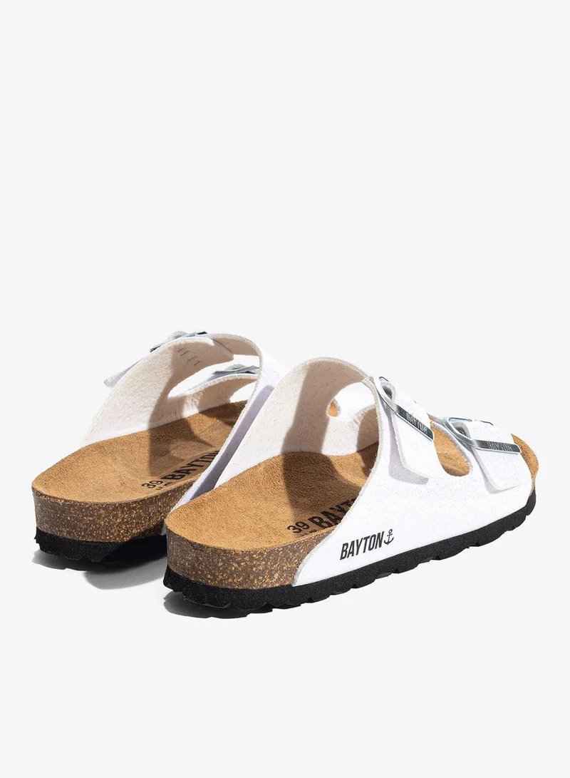 Bayton  Tracy Double Strap Flat Sandals for Women | Best Price UAE