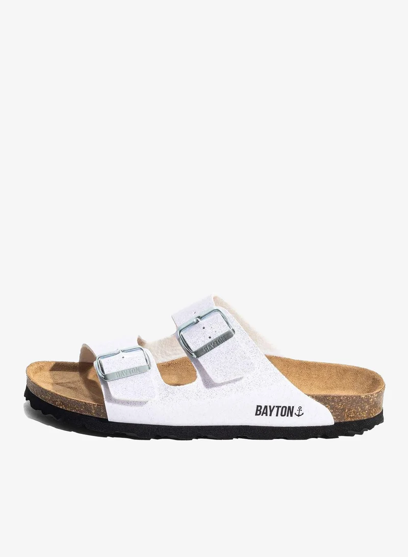 Bayton  Tracy Double Strap Flat Sandals for Women | Best Price UAE
