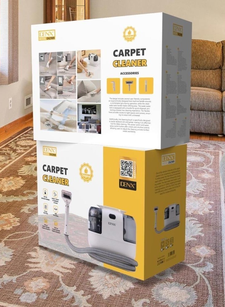 دينكس منظف السجاد والمفروشات الاحترافي العميق - ملحقات متعددة الأسطح، إزالة بقع الحيوانات الأليفة، نظام خزان مزدوج، وتقنية تجفيف سريع - Image 5
