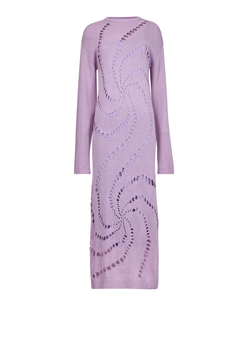 leem  Pointelle Knitted Dress for Women | Best Price UAE
