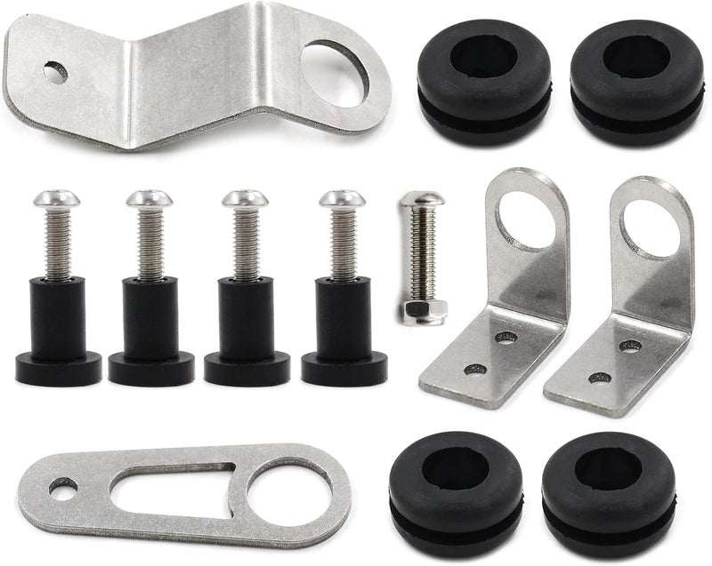 WnSEu Bolt-on Radiator Bracket Kit for Honda Civic and Integra - Image 1
